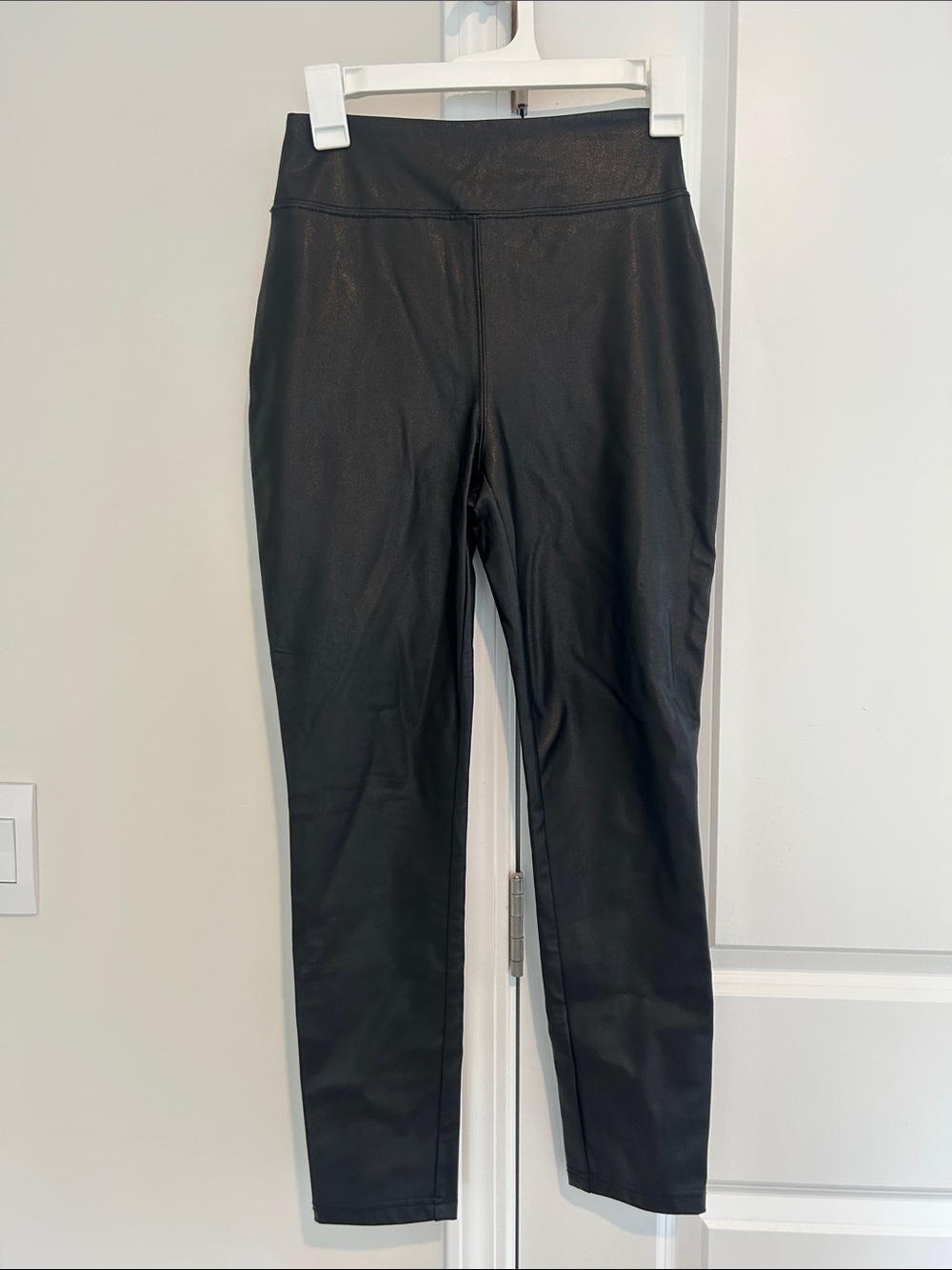 NWOT Tuckernuck Black Faux Leather High-Waist Leggings